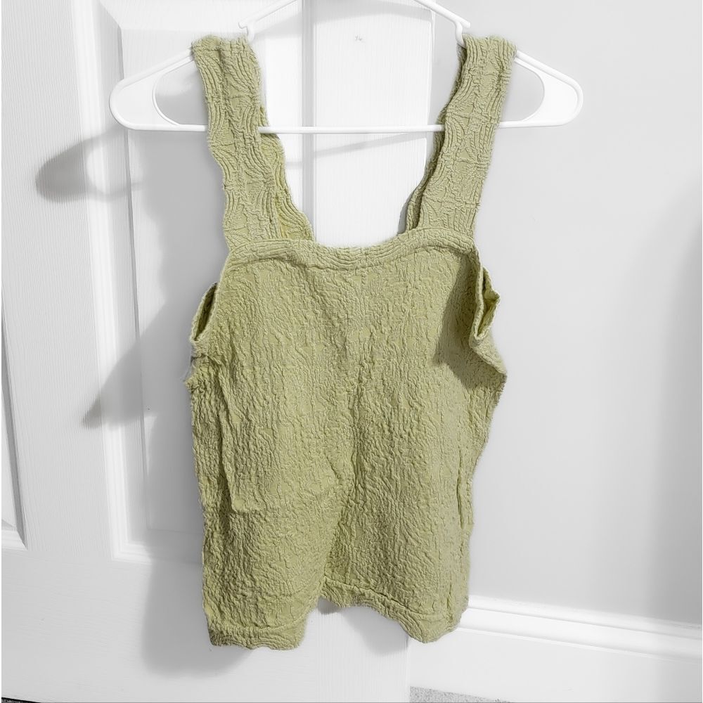 Textured Green Tank Top Size L/XL